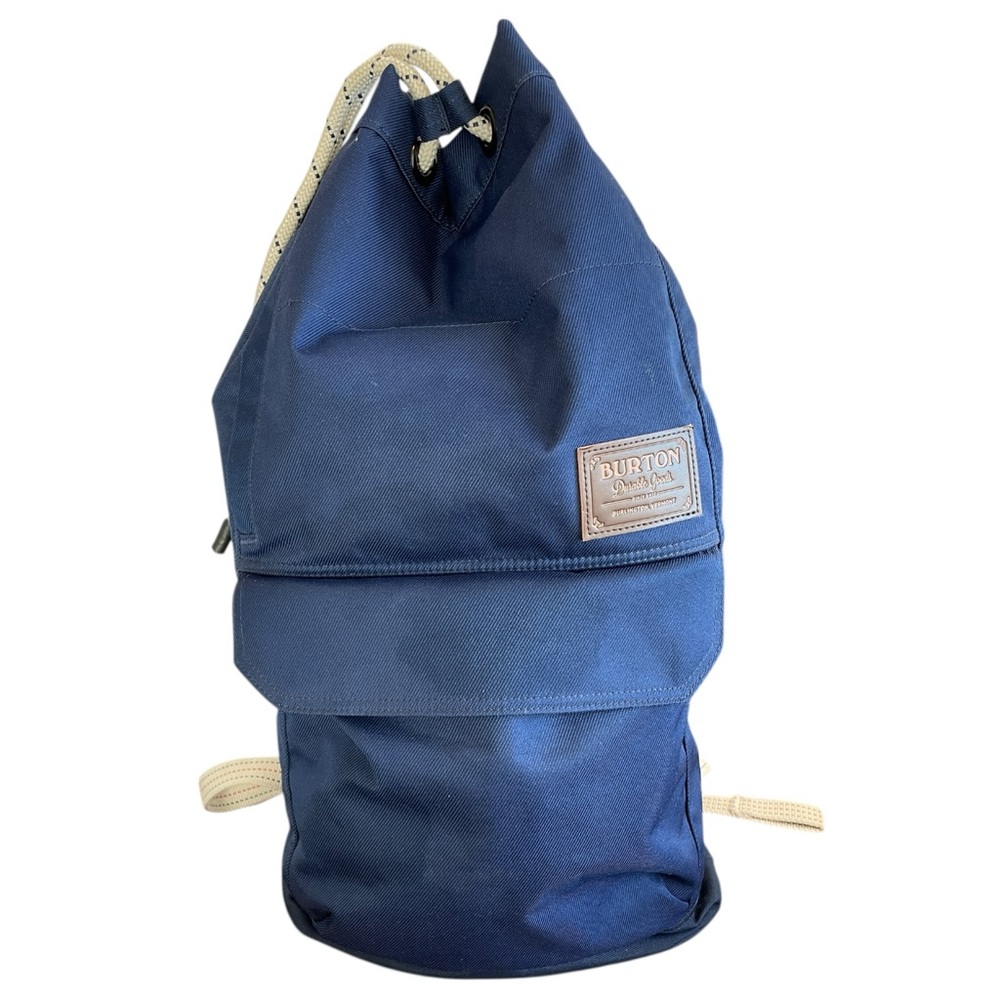 Burton Navy Blue Frontier Pack Backpack Drawstring Bag Snowboard